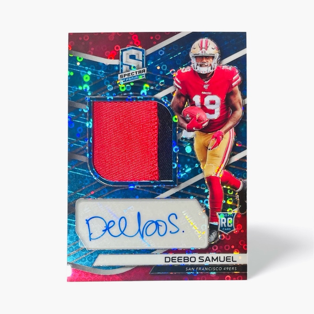 Deebo Samuel RPA Blue Disco Rookie Prizm Spectra 70/75 49ers Commanders